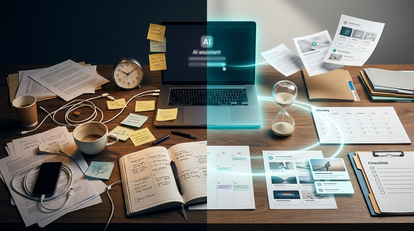 use AI to work faster and create more without burnout