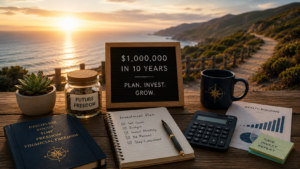 reach $1 million in 10 years with compound interest and monthly investing