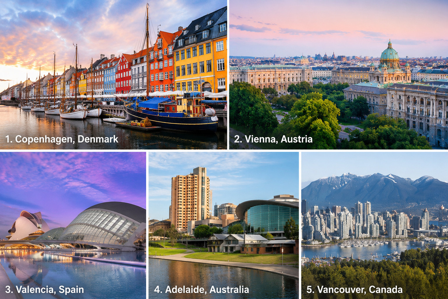 family-friendly cities with parks schools and quality of life